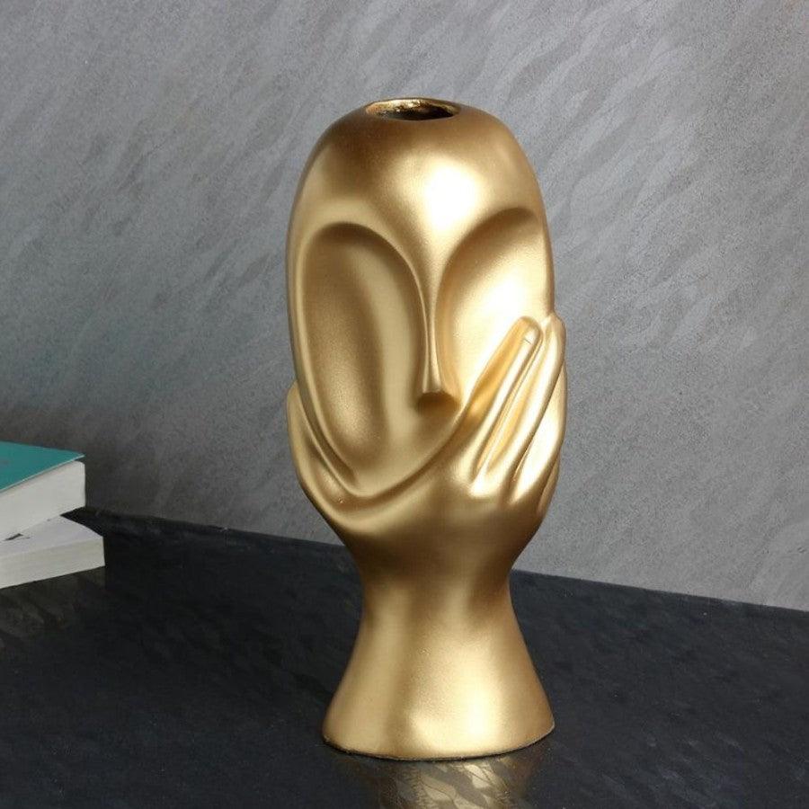 Sain Vase (Gold) – Luxurious & Elegant Decorative Vase - Allure Box