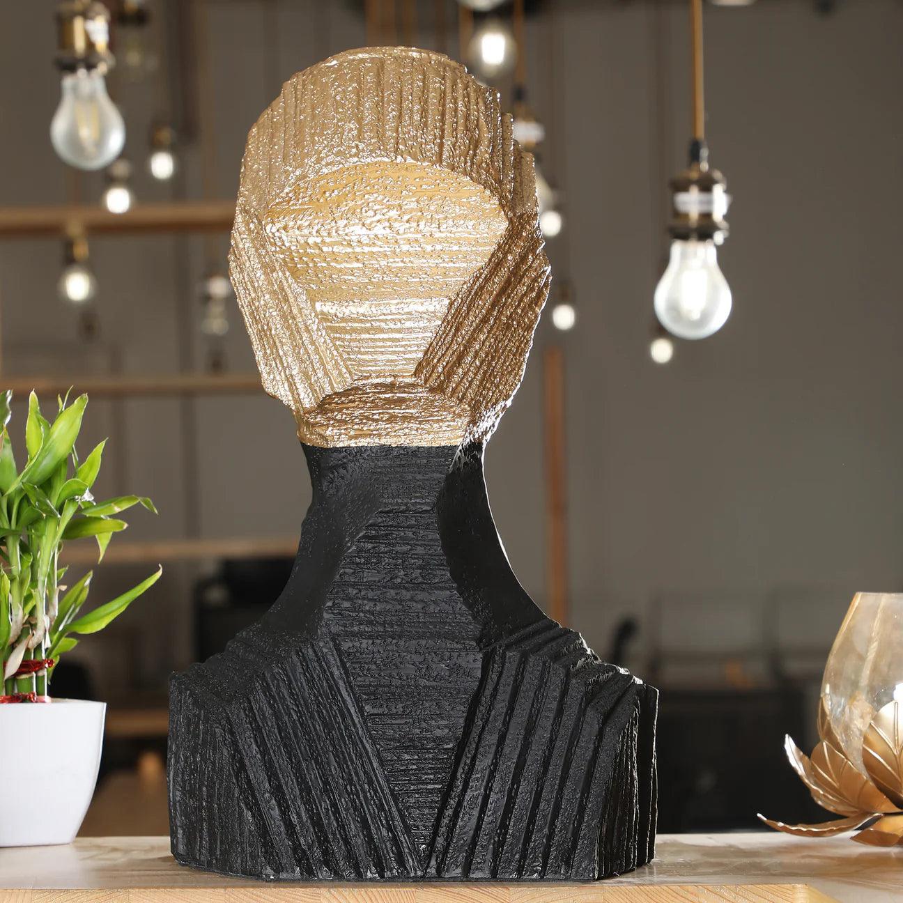 Buy Anon (Black Gold) Showpiece – Luxury Home Decor | Allure Box - Allure Box