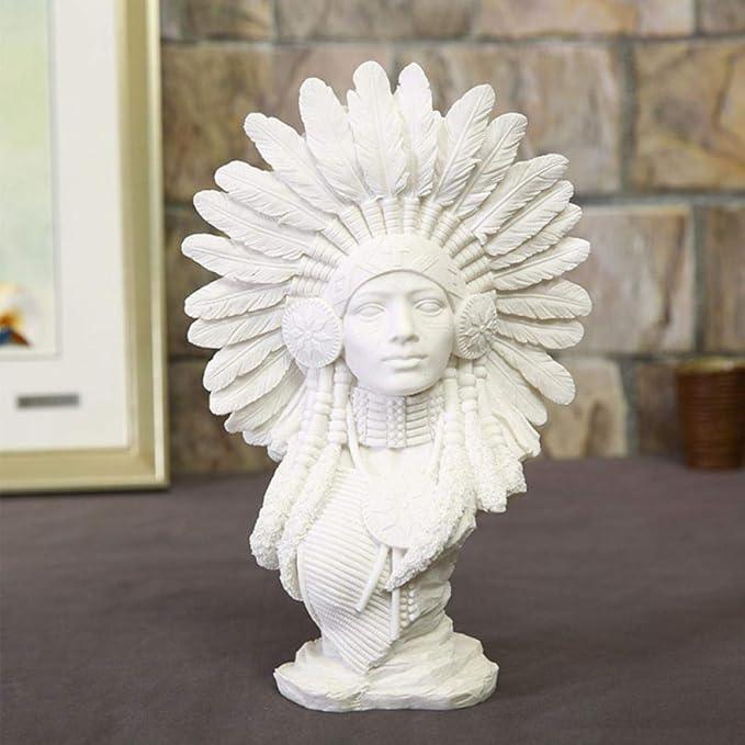 The Afro (White) – Elegant & Artistic Afro-Inspired Decor - Allure Box