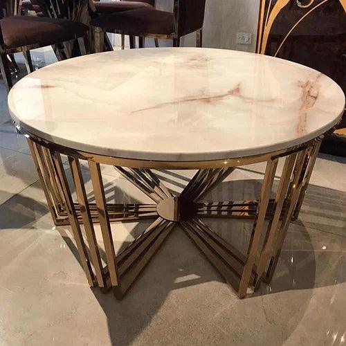 Stainless Steel RounDecentre Table - Allure Box