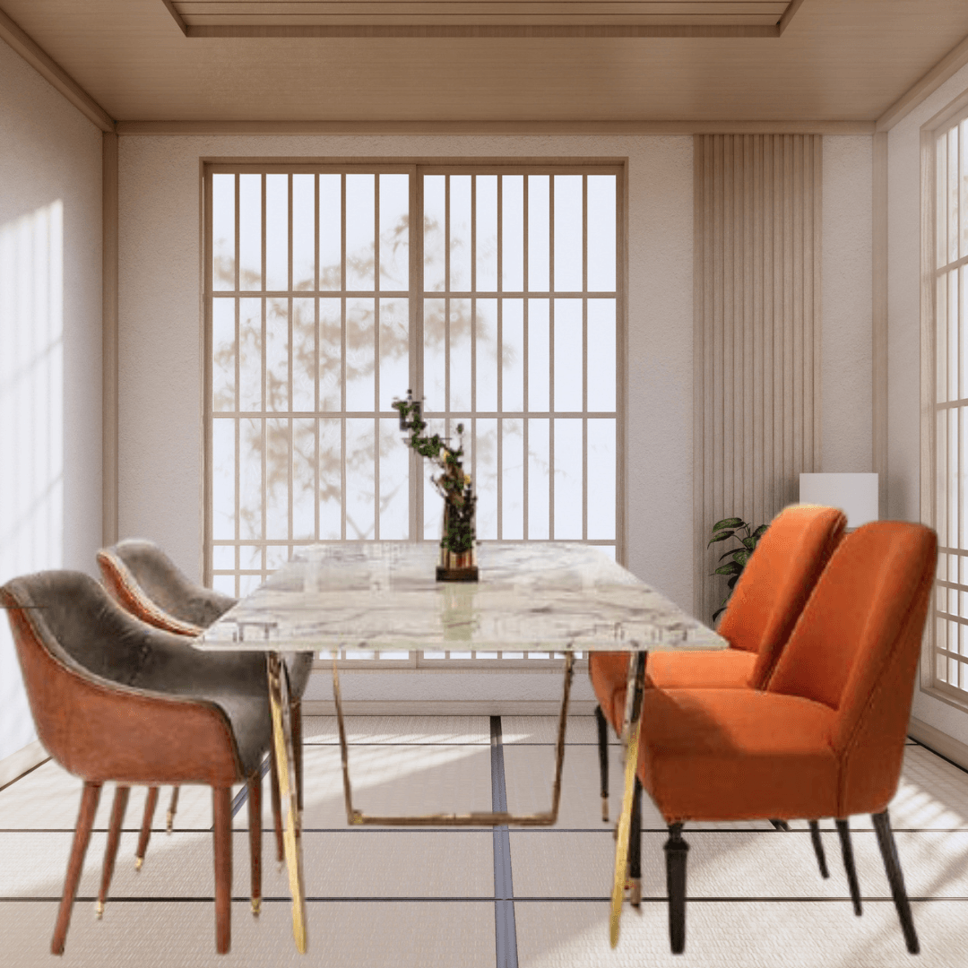 Extendable Dining Table Strong Stains (4 Seater) - Allure Box