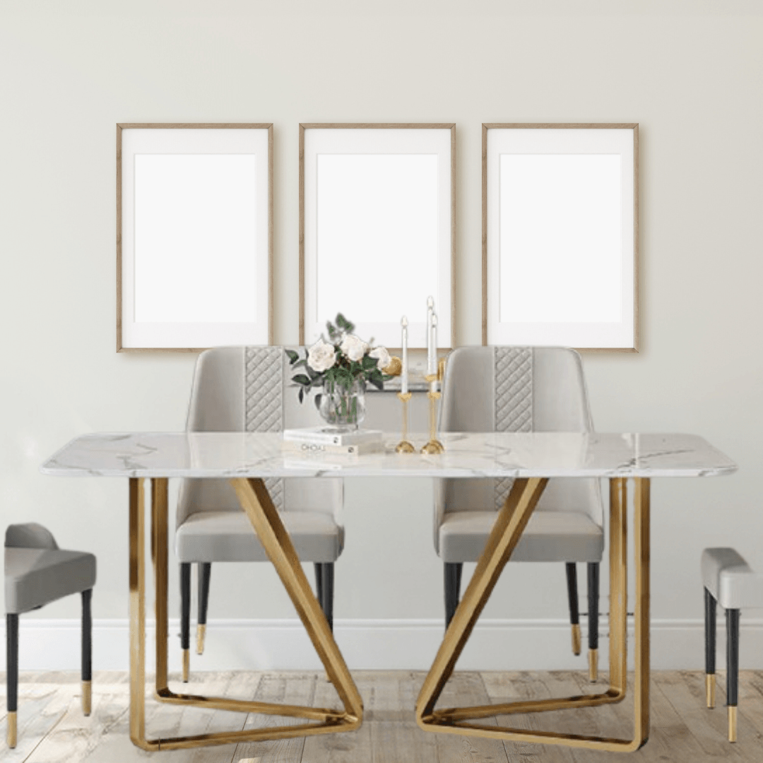 Modern/Contemporary Dining Table Set (4 Seater) - Allure Box