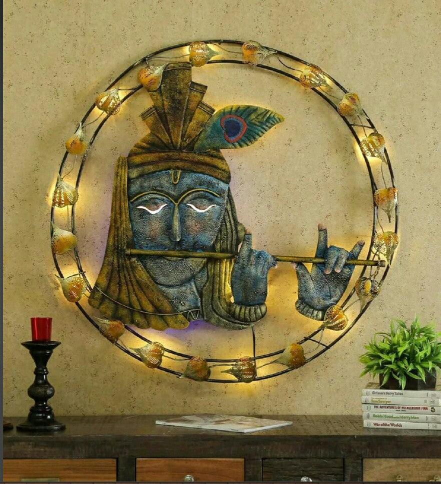 Blue Krishna in Ring | Divine Wall Décor - Allure Box