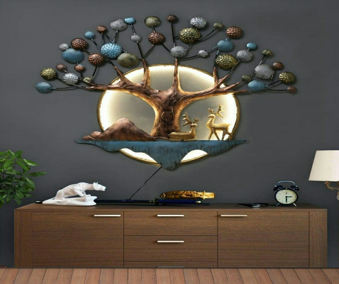 Moon Tree Metal Wall Decor - Allure Box