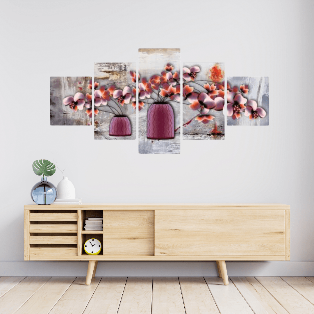 Flowers Pot Modern Art - Allure Box