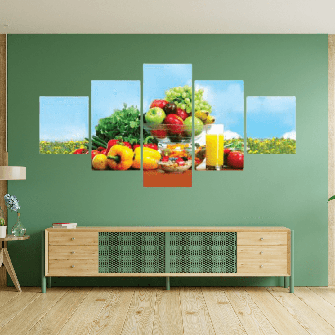 Fresh Fruits Wall Painting - Allure Box
