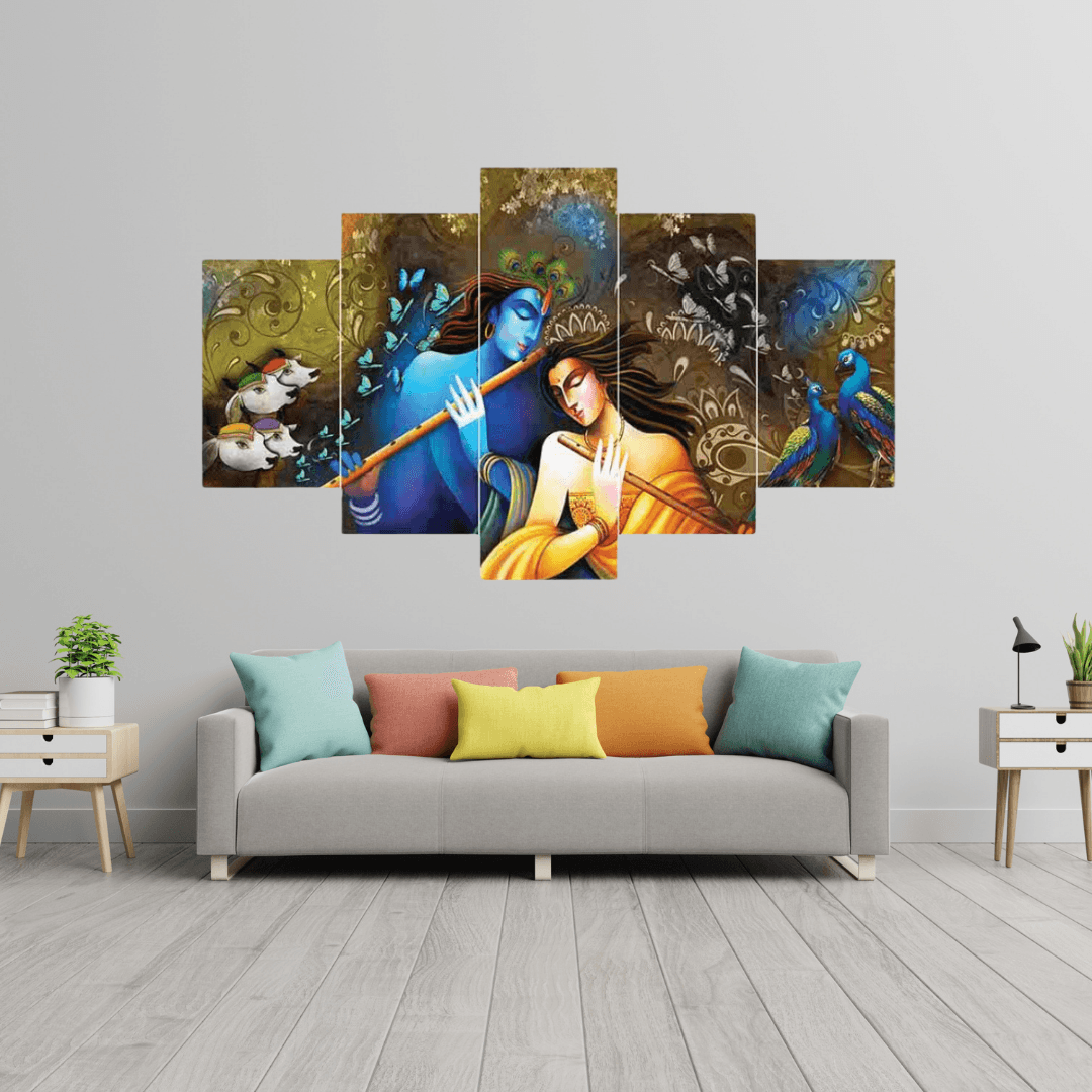 Set Of Five Framed Wall Painting - Allure Box
