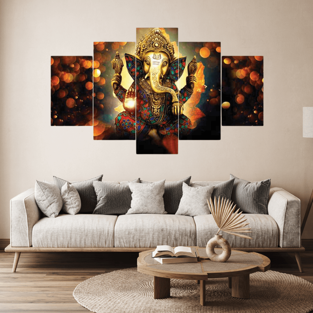 Shri Ganesh Framed Wall Painting - Allure Box