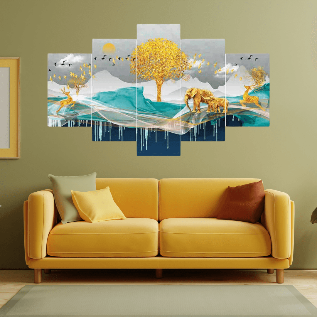 Deer Painting 3D Scenery - Allure Box