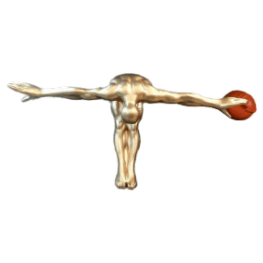 Wall Gymnast (Gold) – Dynamic & Artistic Wall Decor - Allure Box