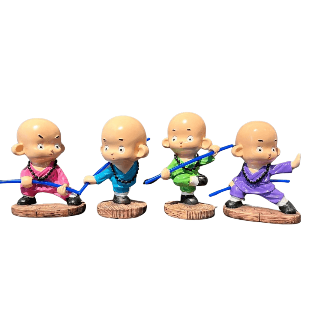 Shaolin Kung Fu Monks Statue - Allure Box