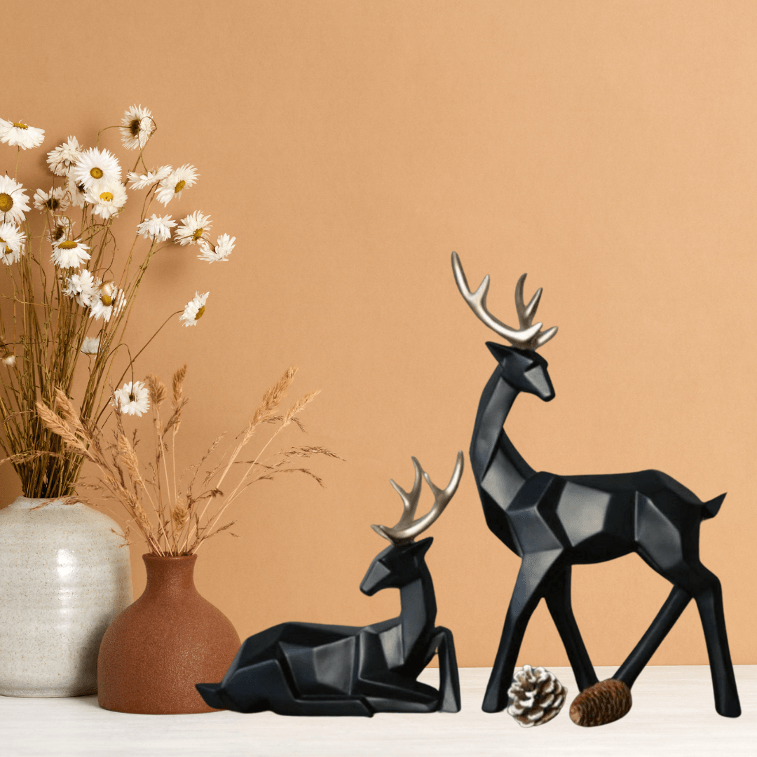 Deer Wall Art Set of 2 – Elegant Nature - Allure Box
