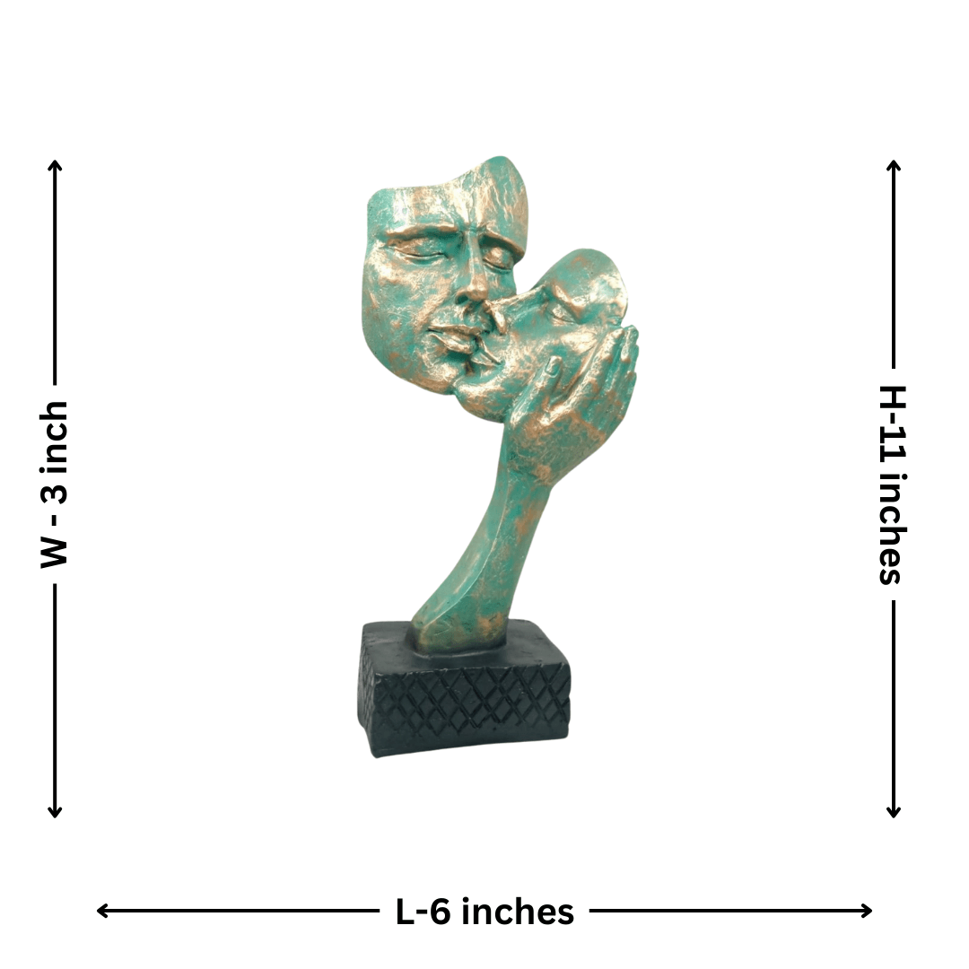 Face Couple Statue - Allure Box