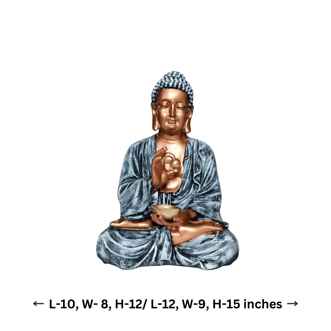 Pearl in Hand of Buddha Statue | Serenity & Elegance - Allure Box