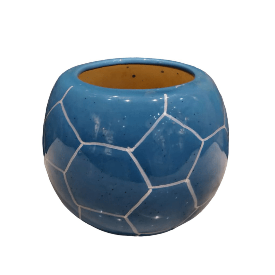 Football Blue Pot - Allure Box