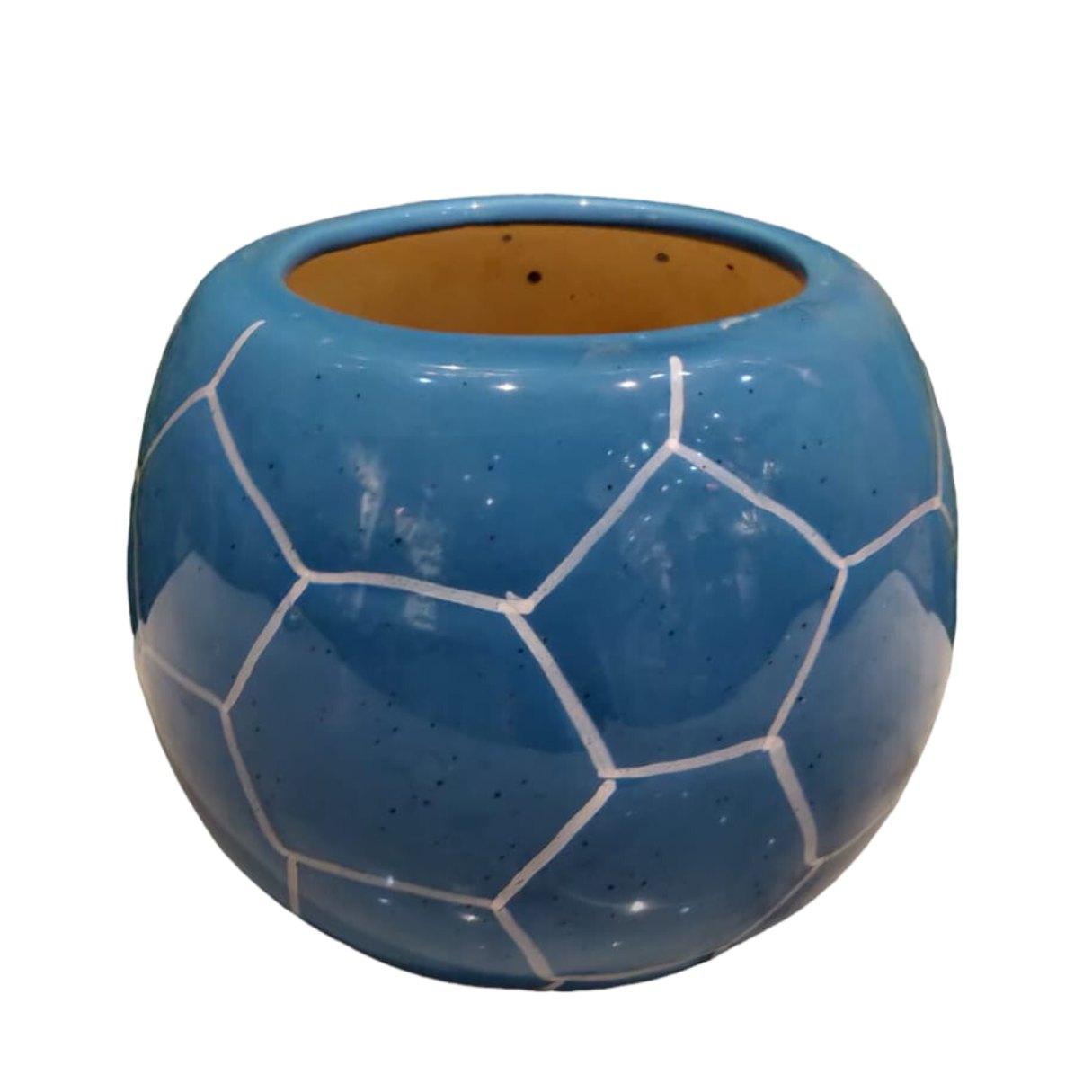 Football Blue Pot - Allure Box