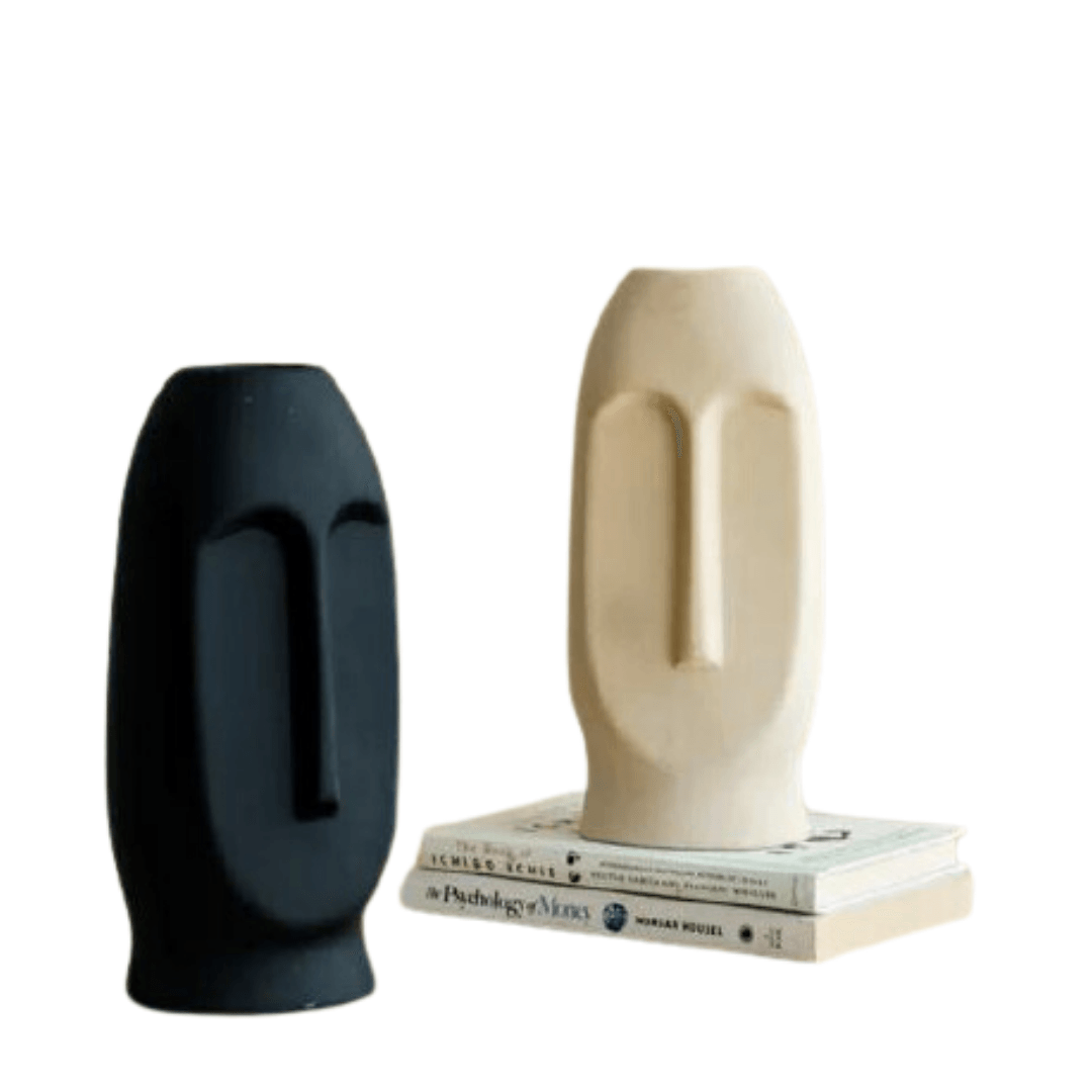 Ceramic Long Face Vase - Allure Box