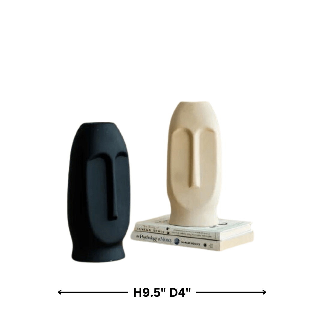 Ceramic Long Face Vase - Allure Box