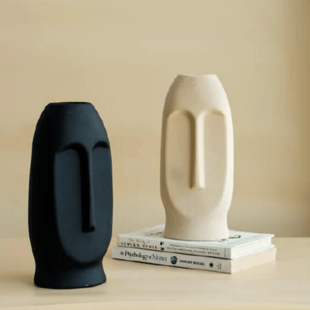 Ceramic Long Face Vase - Allure Box