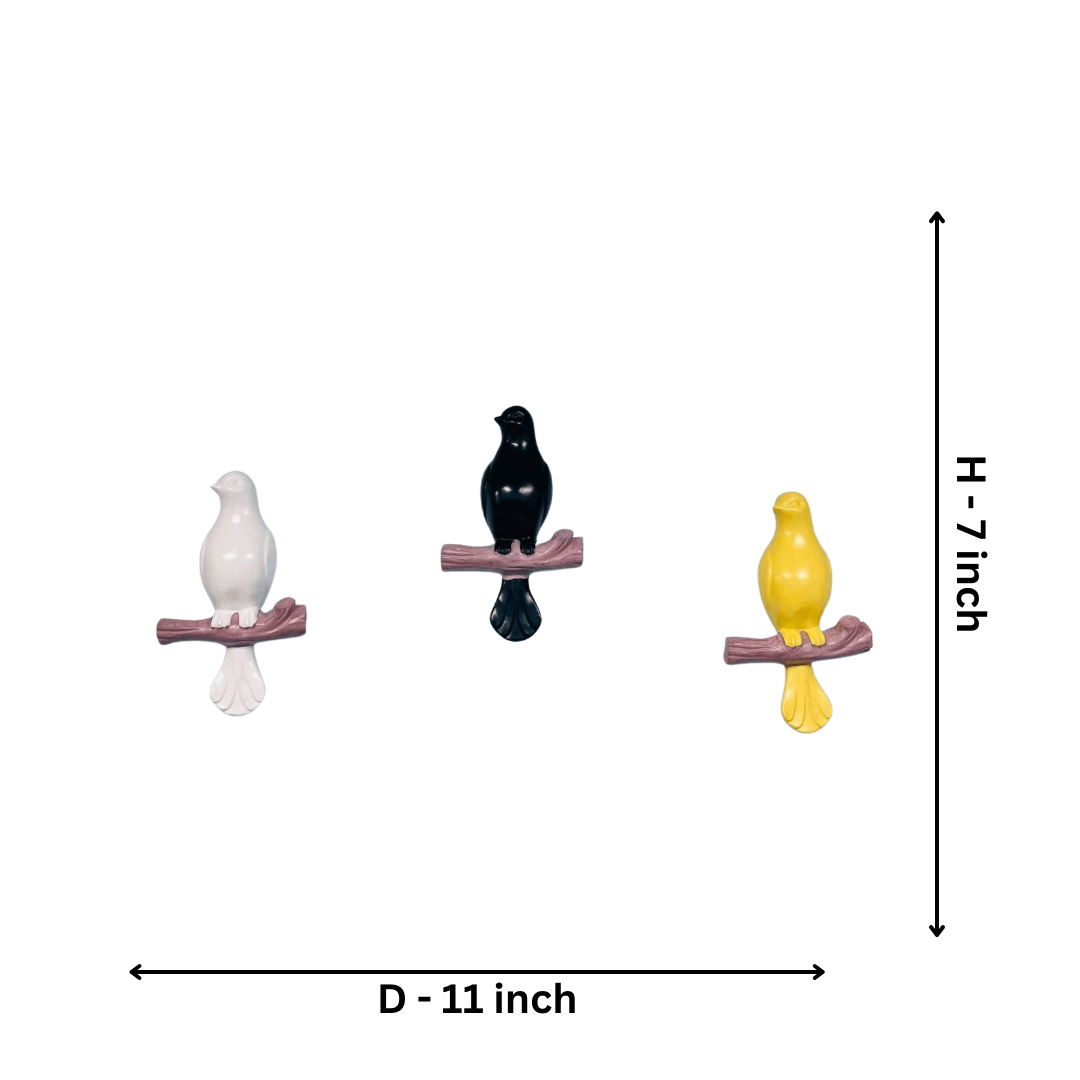 Resin Bird For Wall Decor - Allure Box