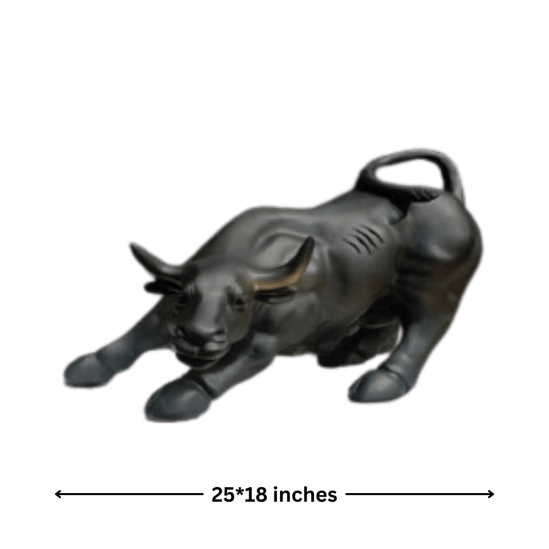 Stock Exchange Bull (Black) – Powerful & Symbolic Decor - Allure Box