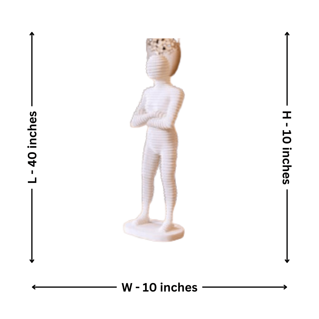 Standing Spiral Man (White) - Allure Box