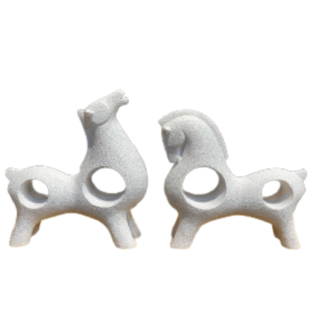 Novel Horses Set (White) - Allure Box