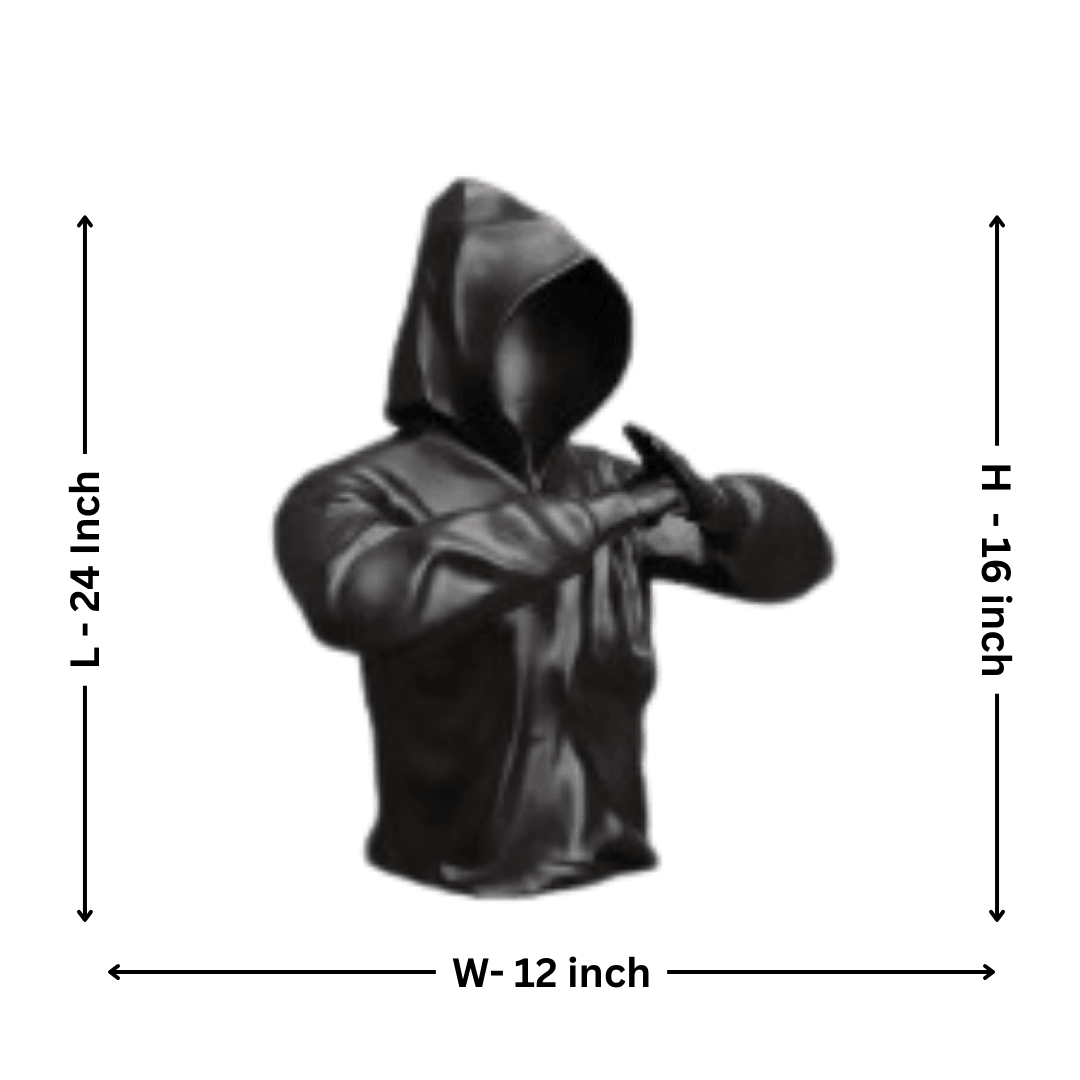 Kung Fu King (Black) – Dynamic Martial Arts Decor Statue - Allure Box