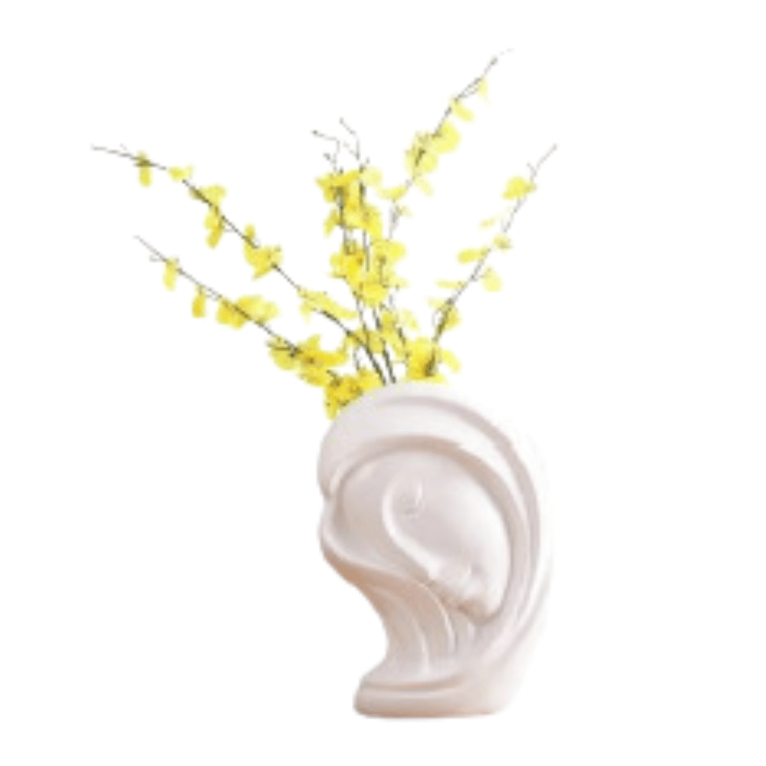 Diana White Modern Wall Art – Elegant Statement Piece - Allure Box