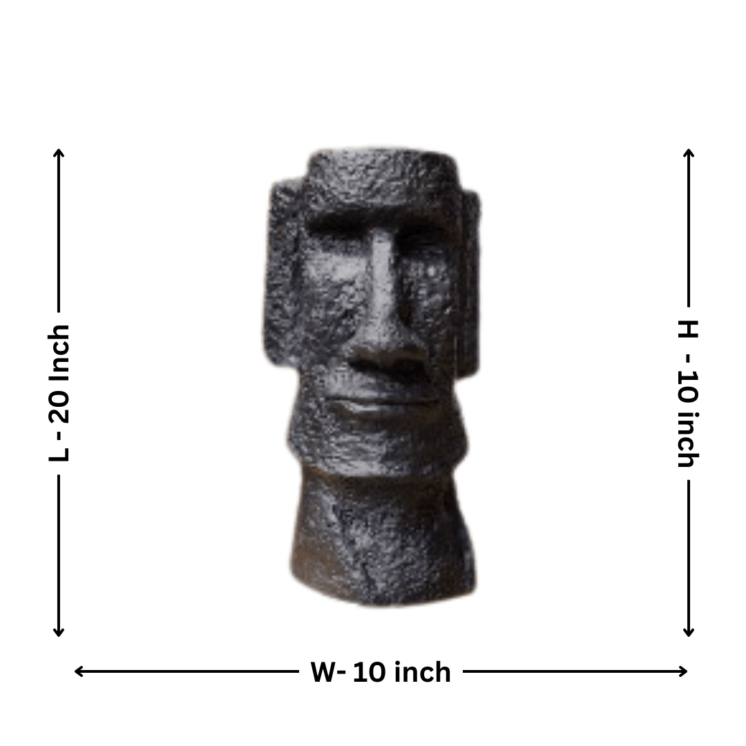 Rockman (Black) – Bold & Modern Abstract Sculpture - Allure Box