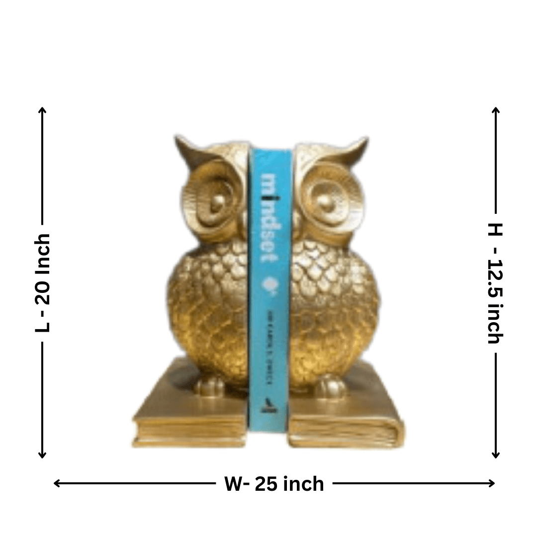 Owl Bookend (Gold) - Allure Box
