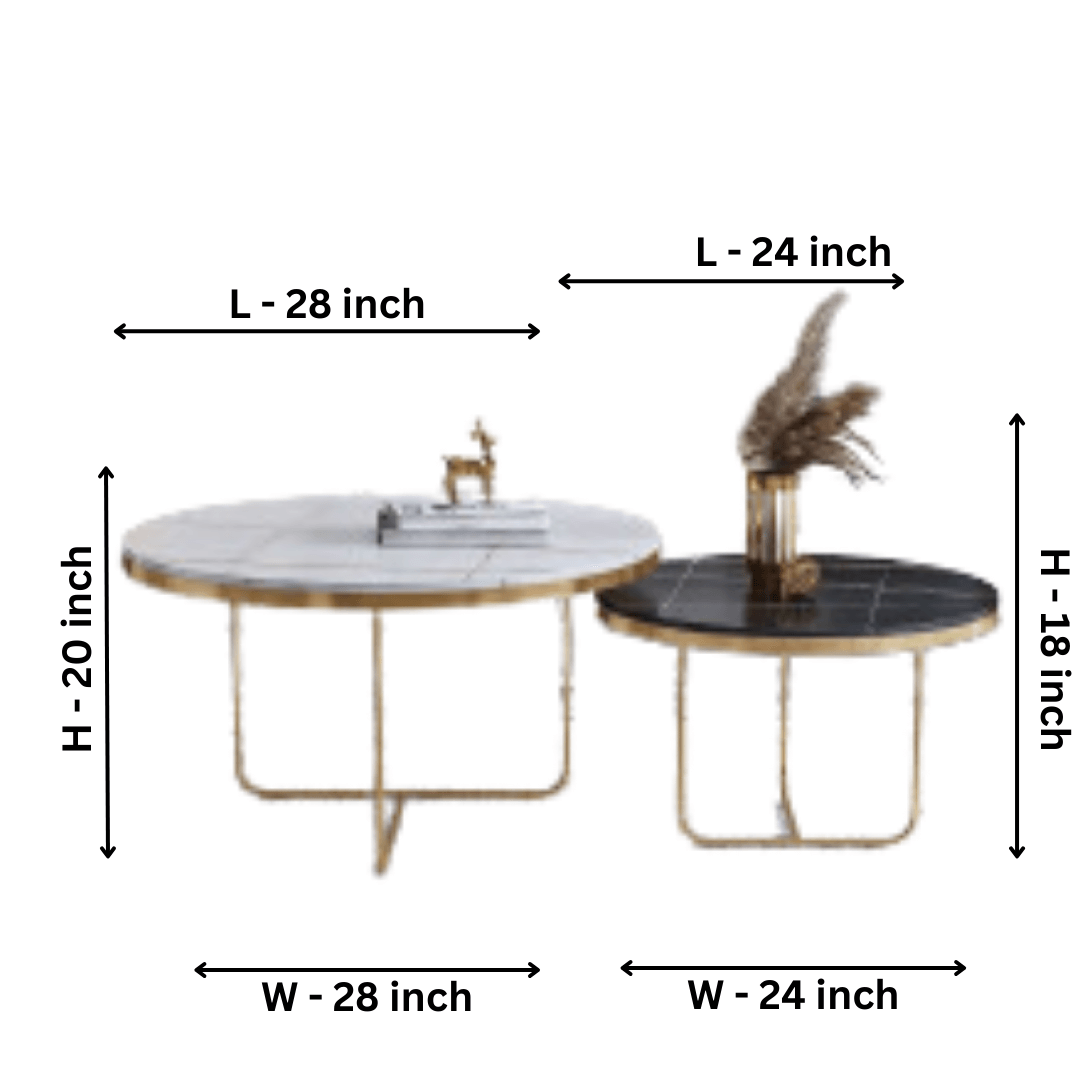 Modern Nesting Coffee Table Set 2 - Allure Box