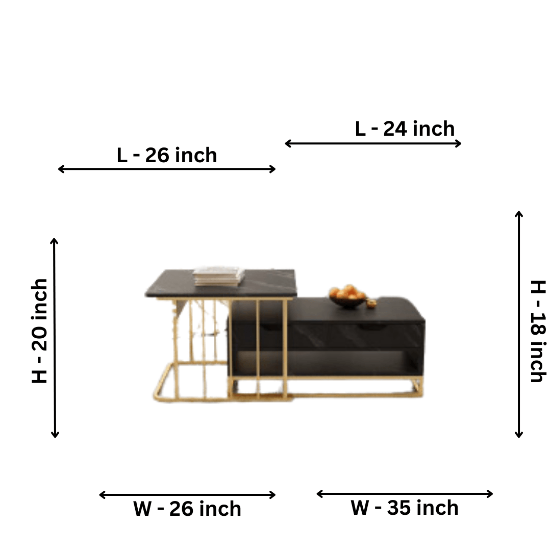 Modern And Elegant Coffee Table - Allure Box