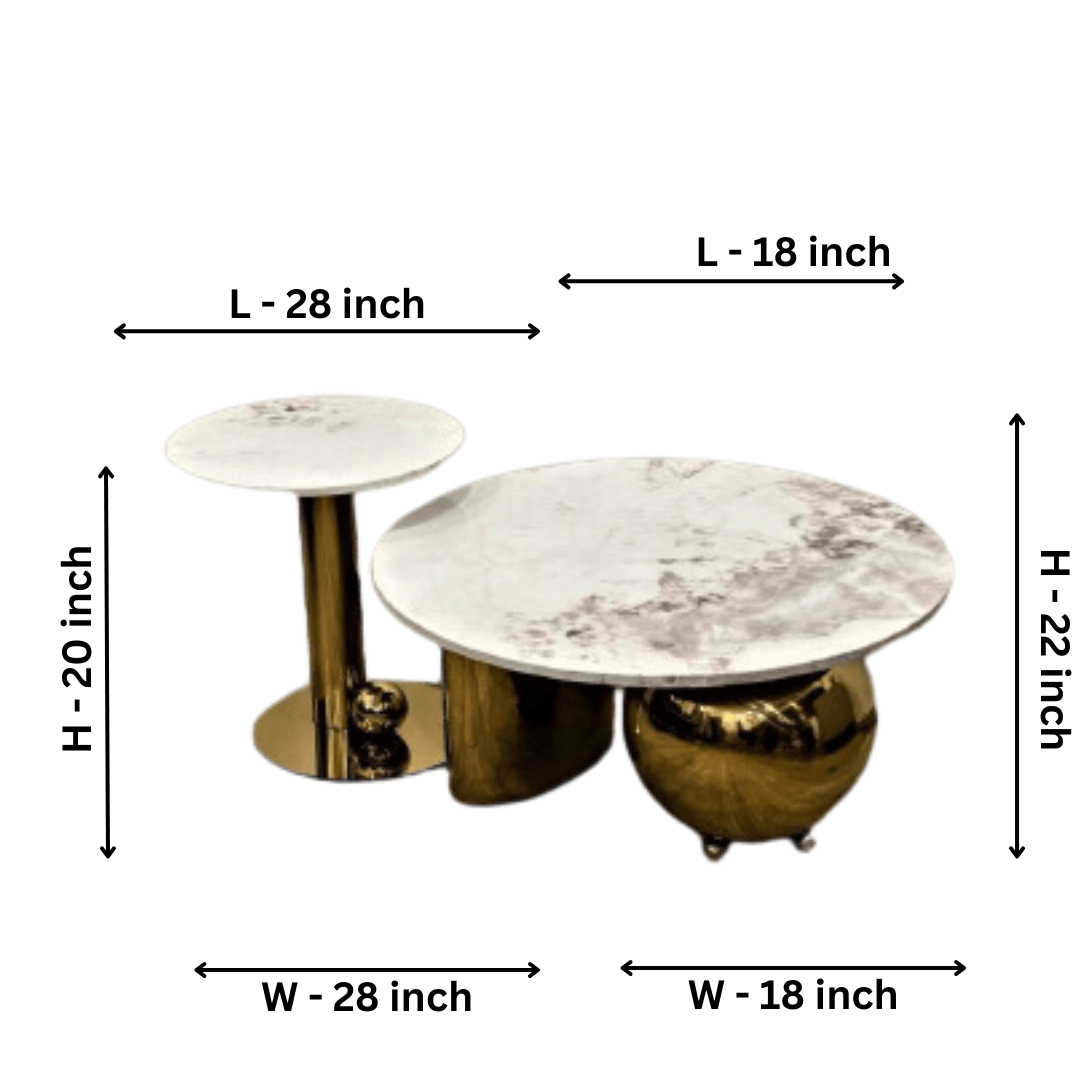 Iron RounDecenter Table - Allure Box