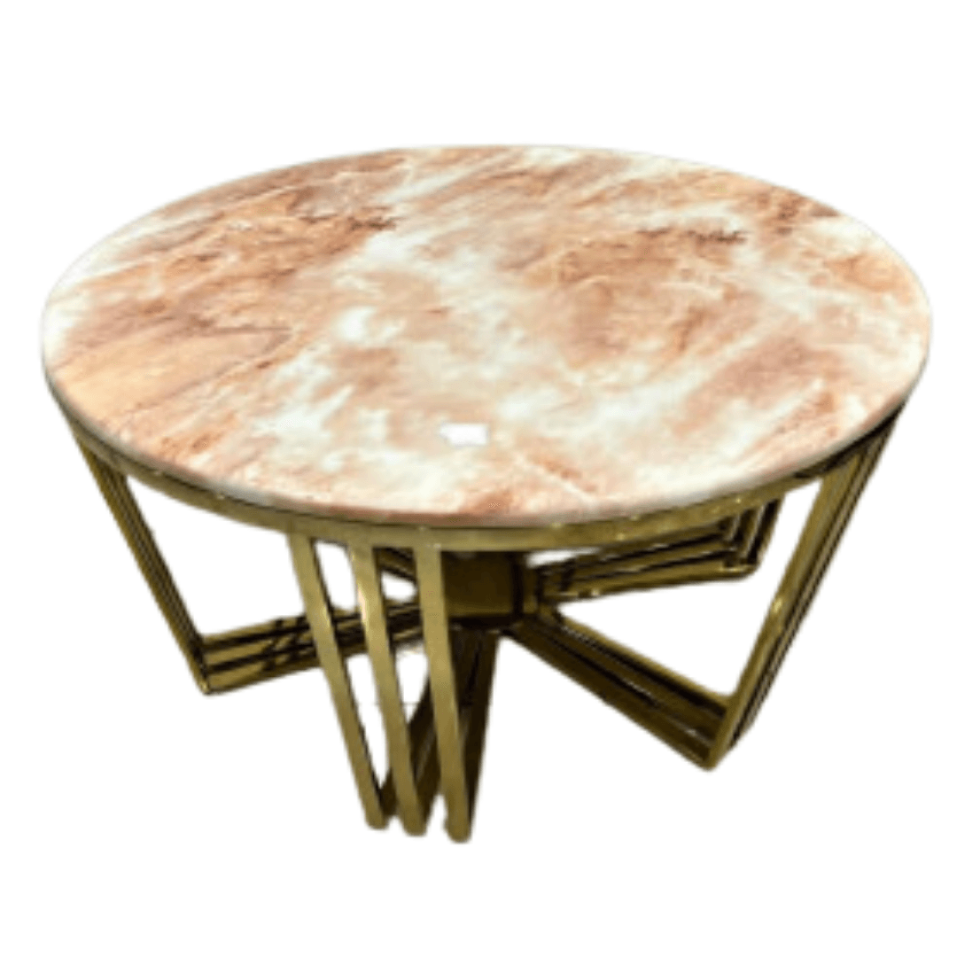 Stainless Steel RounDecentre Table - Allure Box