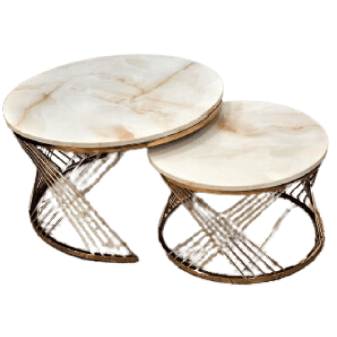 Metal Frame Center Table - Allure Box