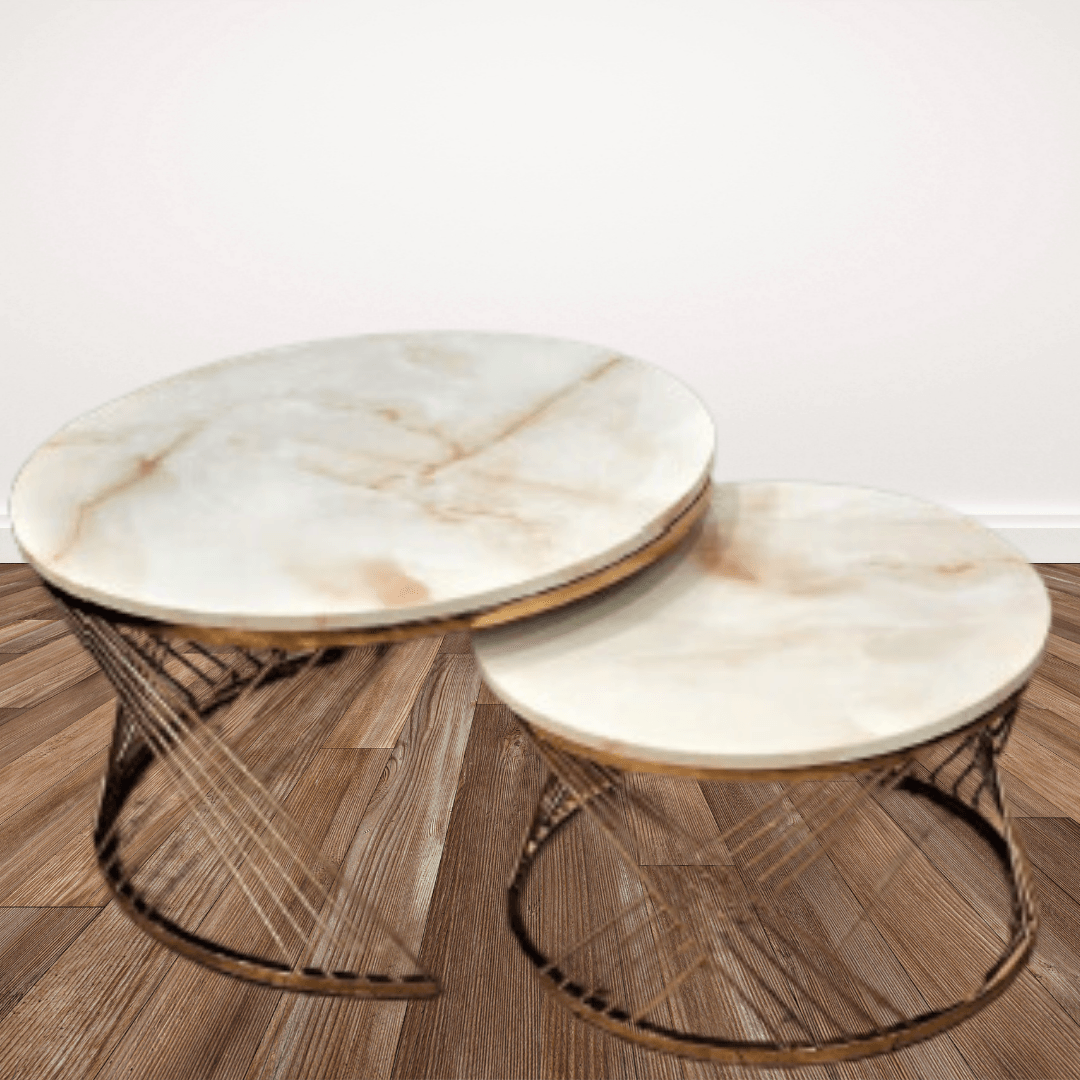 Metal Frame Center Table - Allure Box