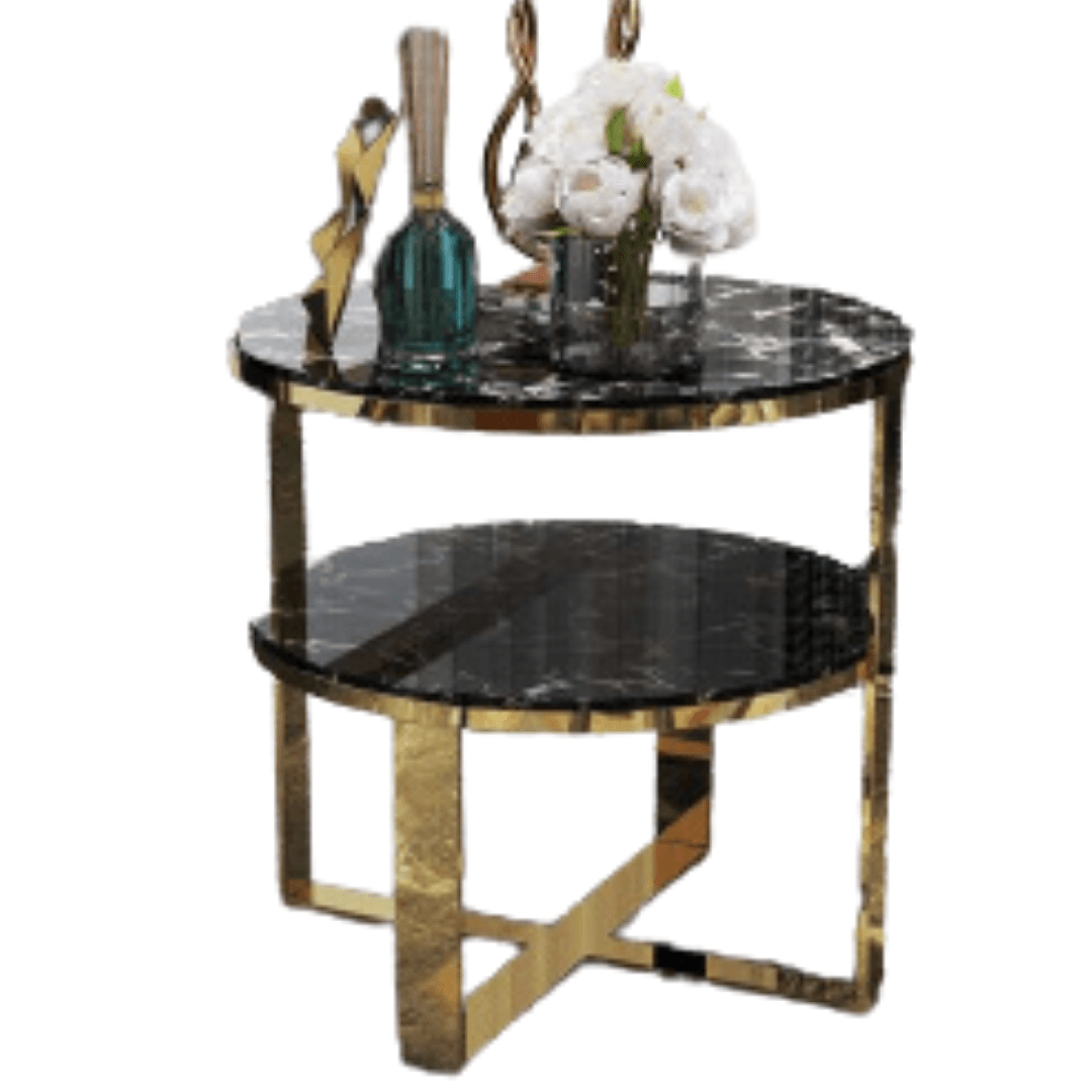 Modern Marble Bedside Table - Allure Box