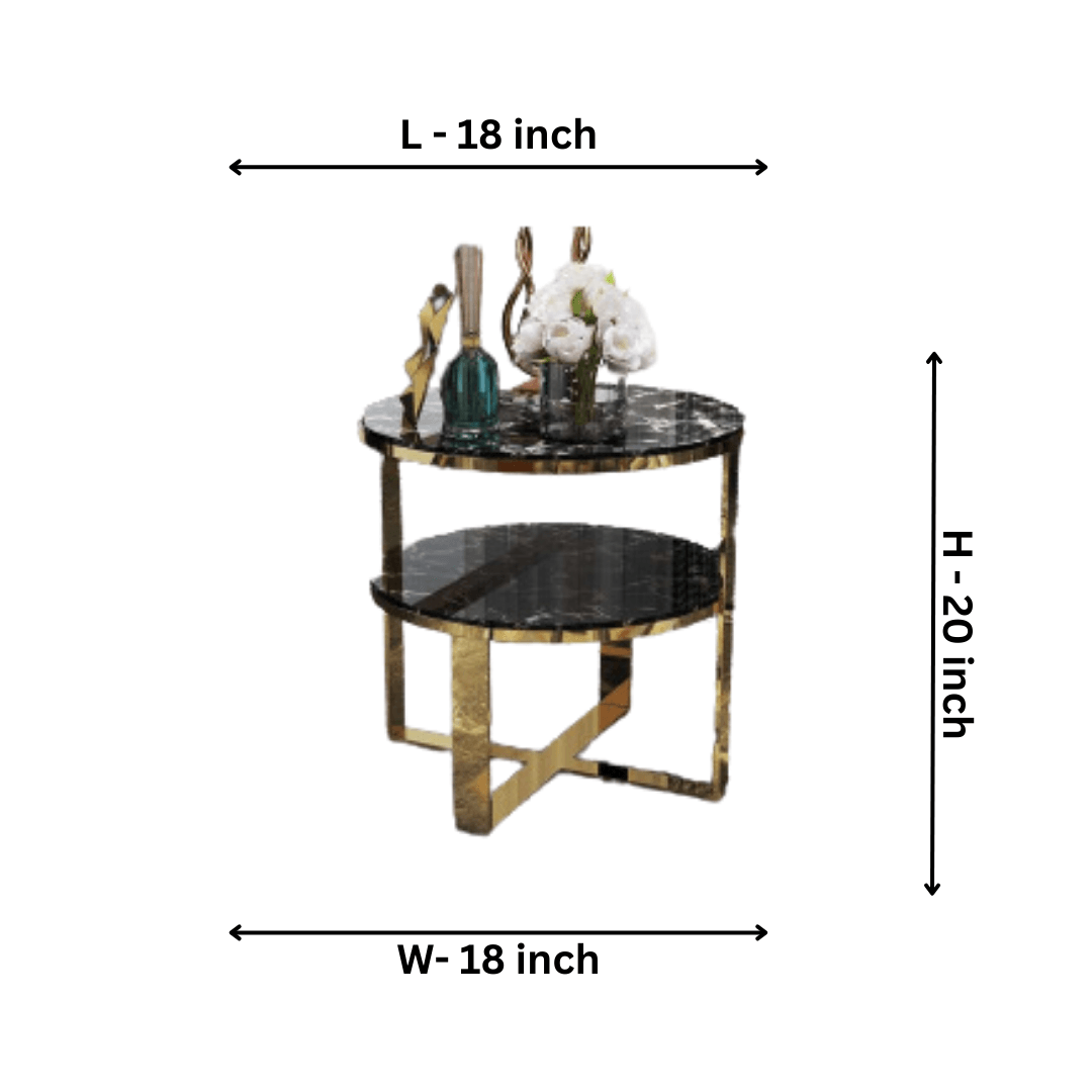 Modern Marble Bedside Table - Allure Box