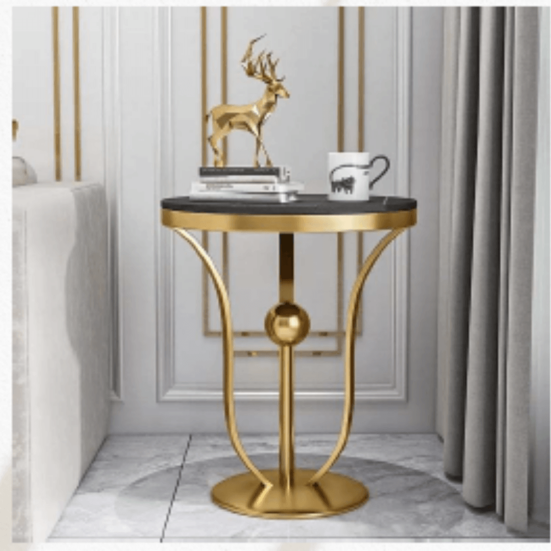 Modern Inverted Bell Shape Side Table - Allure Box