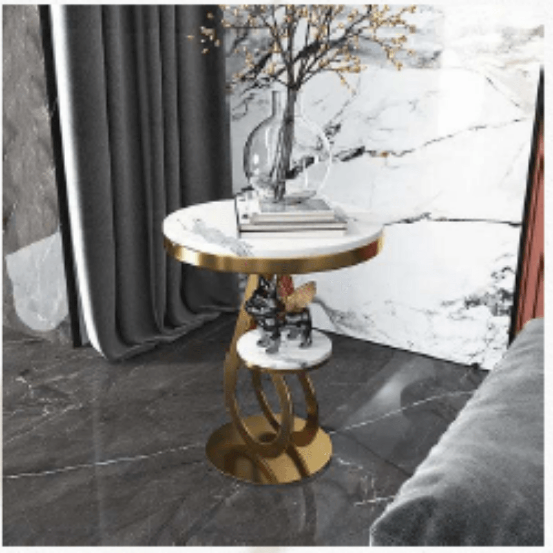 Marble Side Table - Allure Box