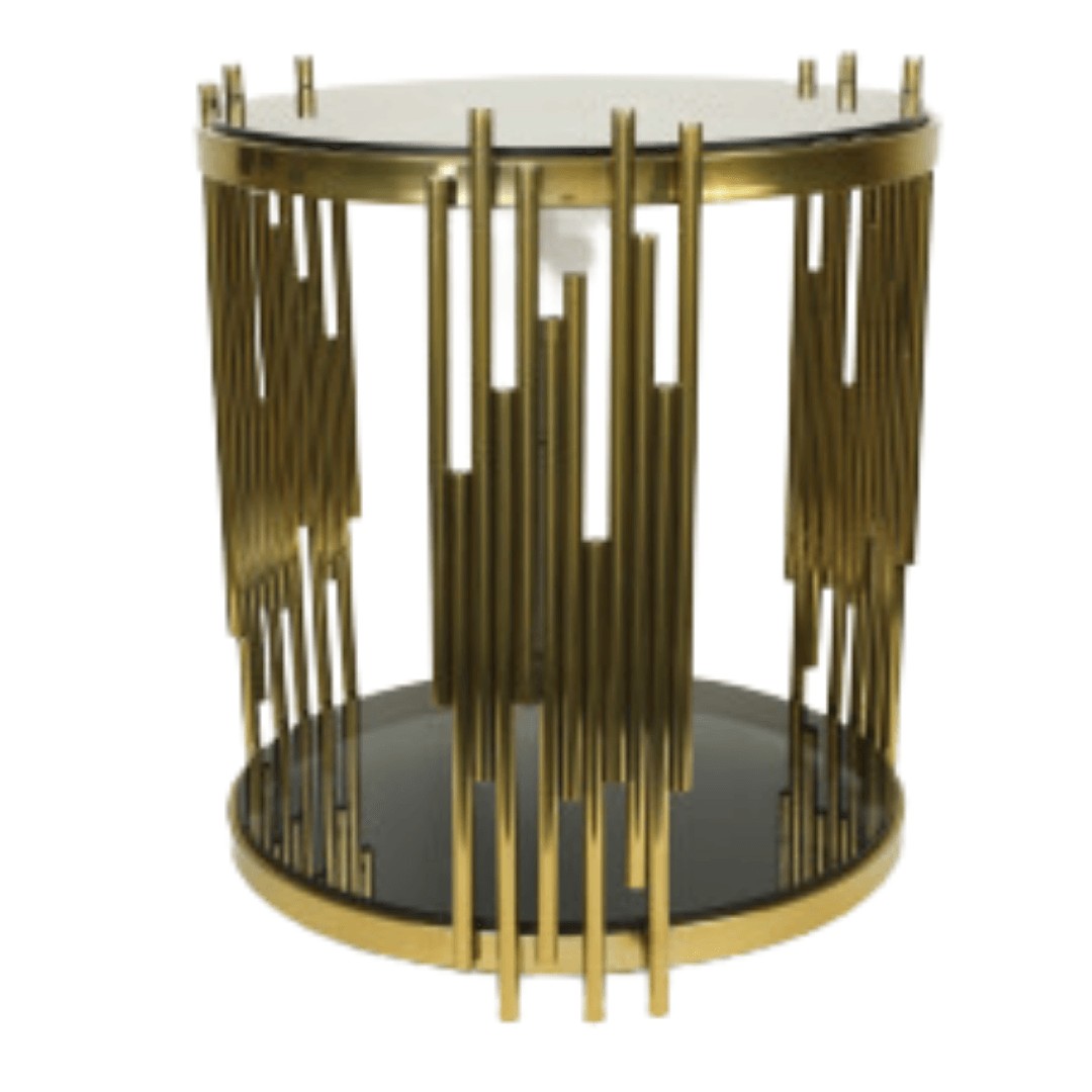 Side Table With Glass Top - Allure Box