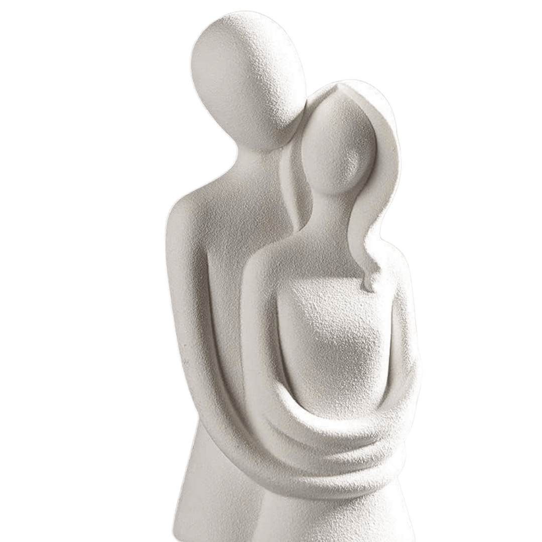 Couple Figurine Hugging Statue - Allure Box
