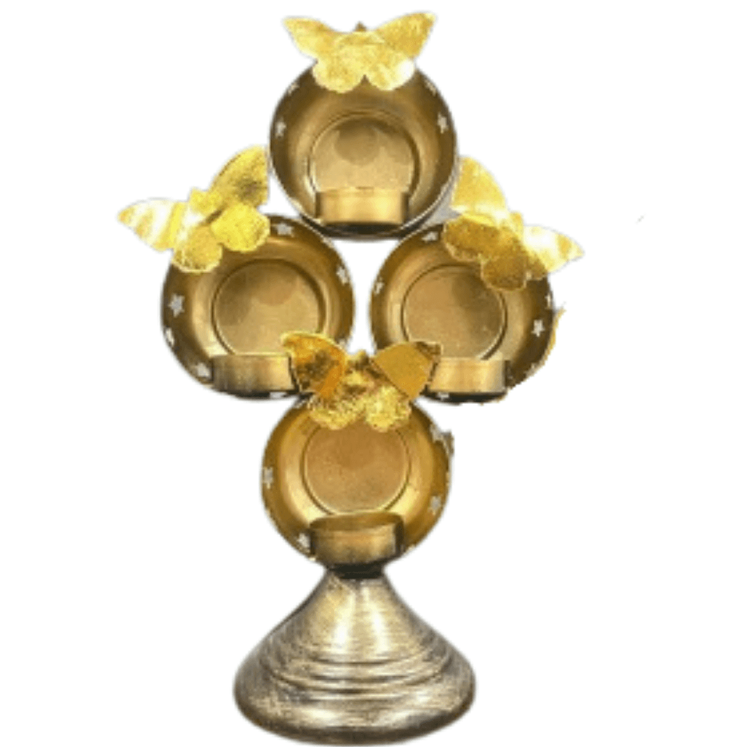 Butterfrly 4 T-Light Decor/ Butterfly Bliss Tealights - Allure Box