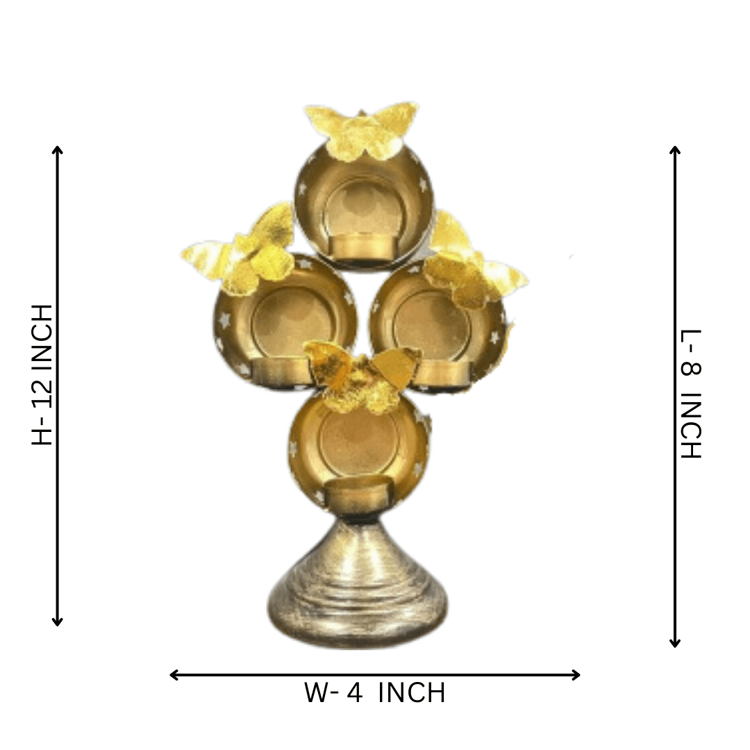 Butterfrly 4 T-Light Decor/ Butterfly Bliss Tealights - Allure Box