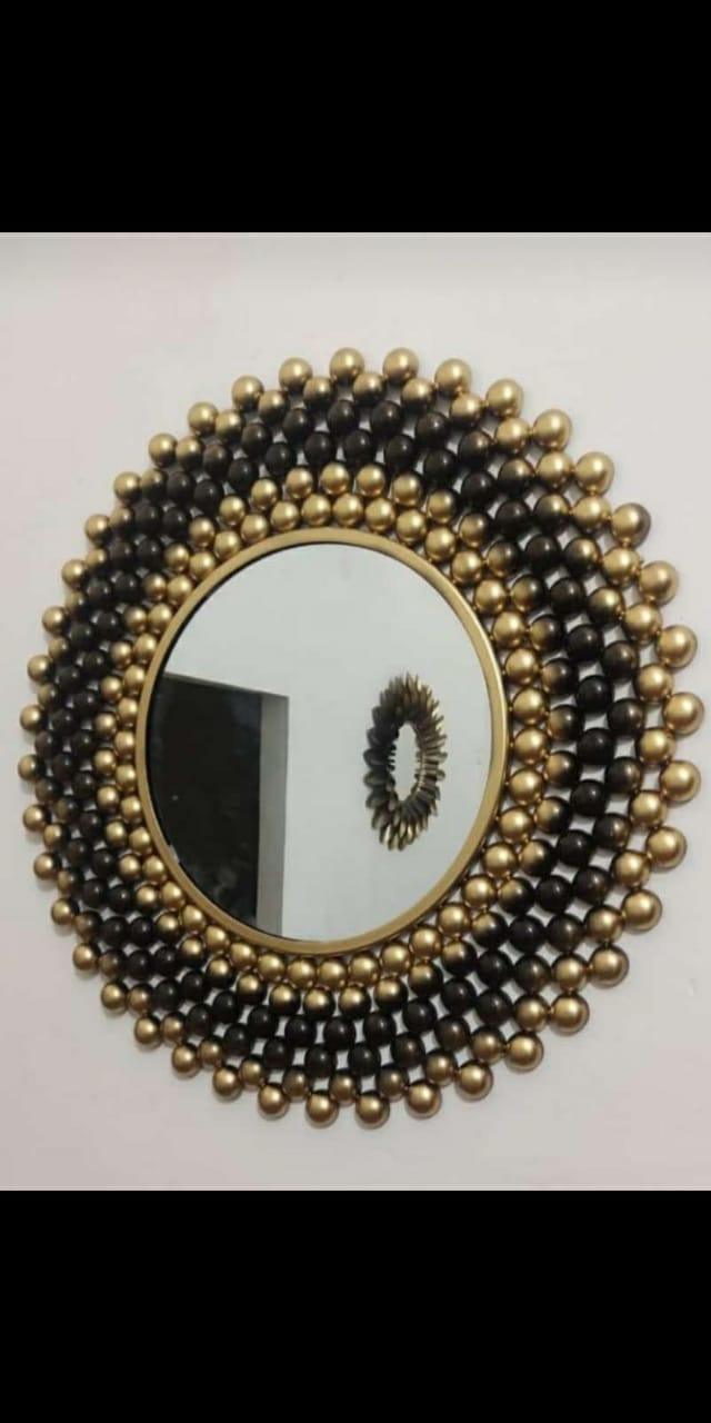 Small Metal Ball Decorative Mirror - Allure Box