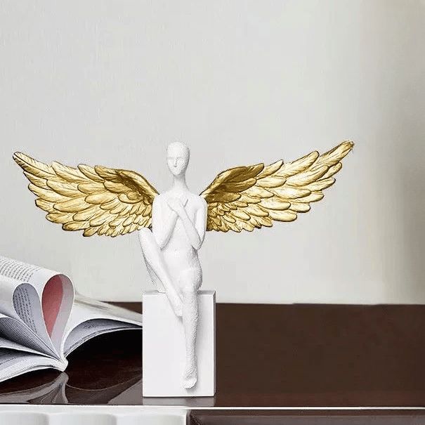 Angel Man (White) Showpiece – A Symbol of Elegance & Grace Allure Box - Allure Box