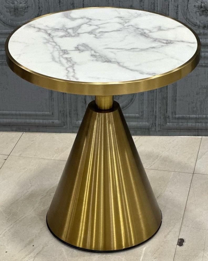 Marble Round Side Table - Allure Box