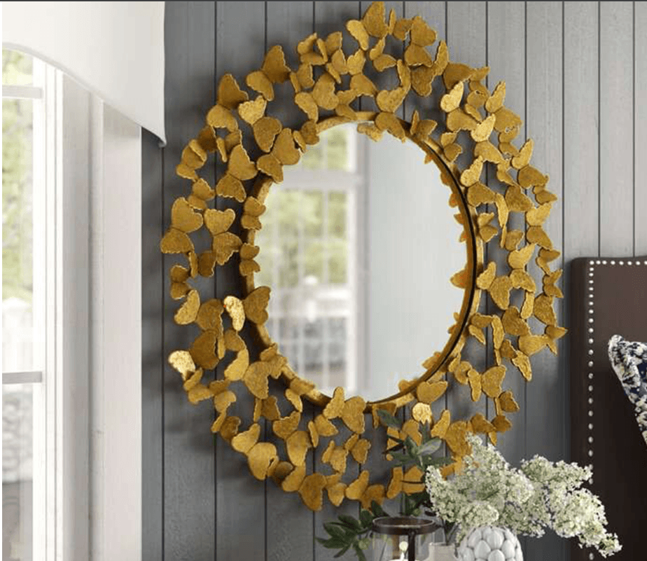 Butterfly Wall Mirror 24 Inch - Allure Box