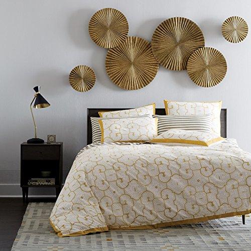 Gold Sun Burst Metal Wall Art - Allure Box